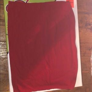 Hollister red crop top